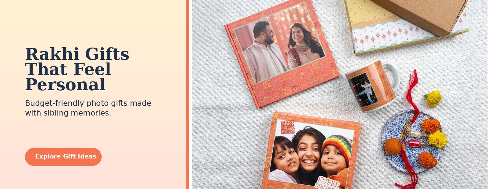 Budget-friendly personalised Rakhi gifts from Zoomin