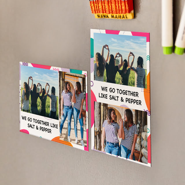 Photo magnets for long-distance Rakhi gift