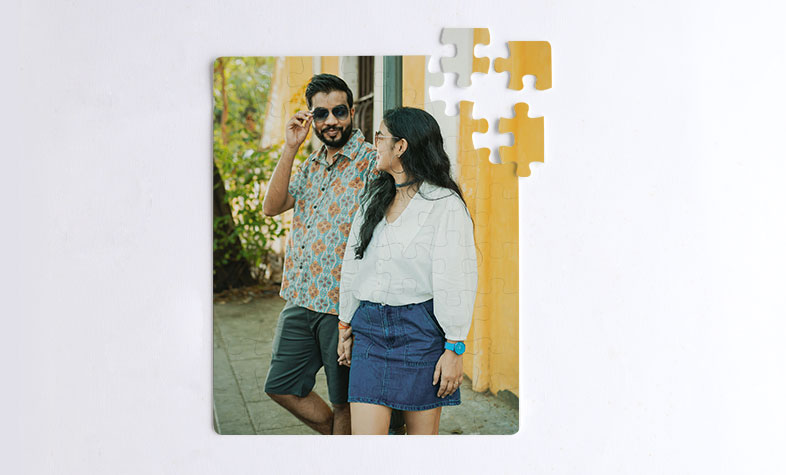 Photo puzzle for long-distance sibling Rakhi gift