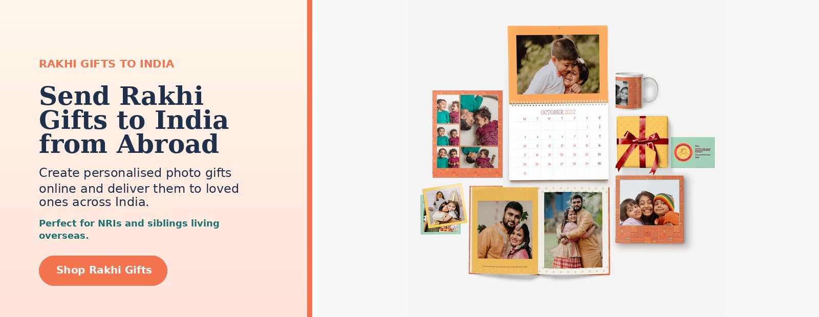 Send personalised Rakhi gifts to India from abroad