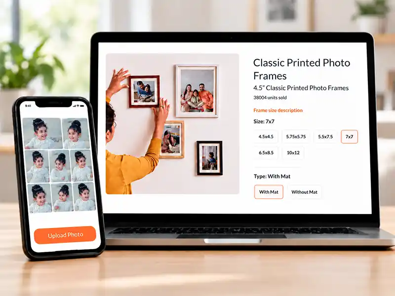 Upload a photo from your phone or computer