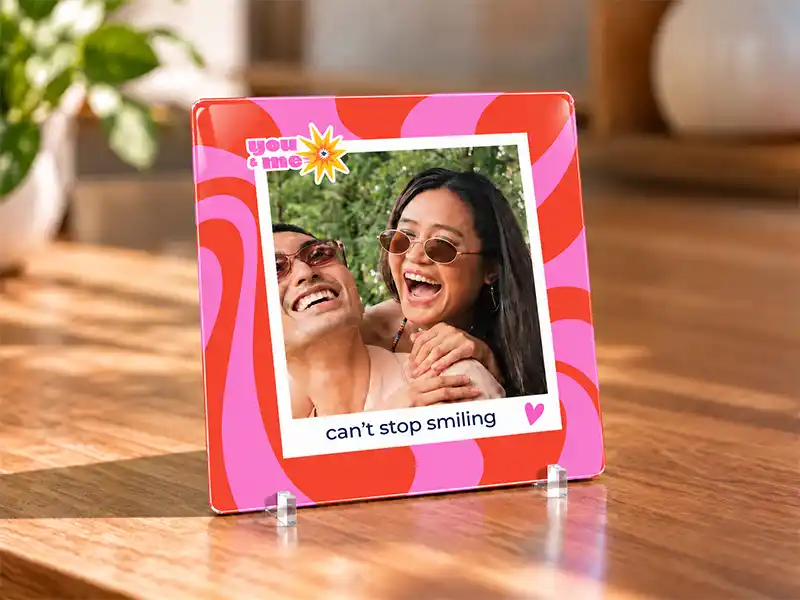 Personalised acrylic photo print
