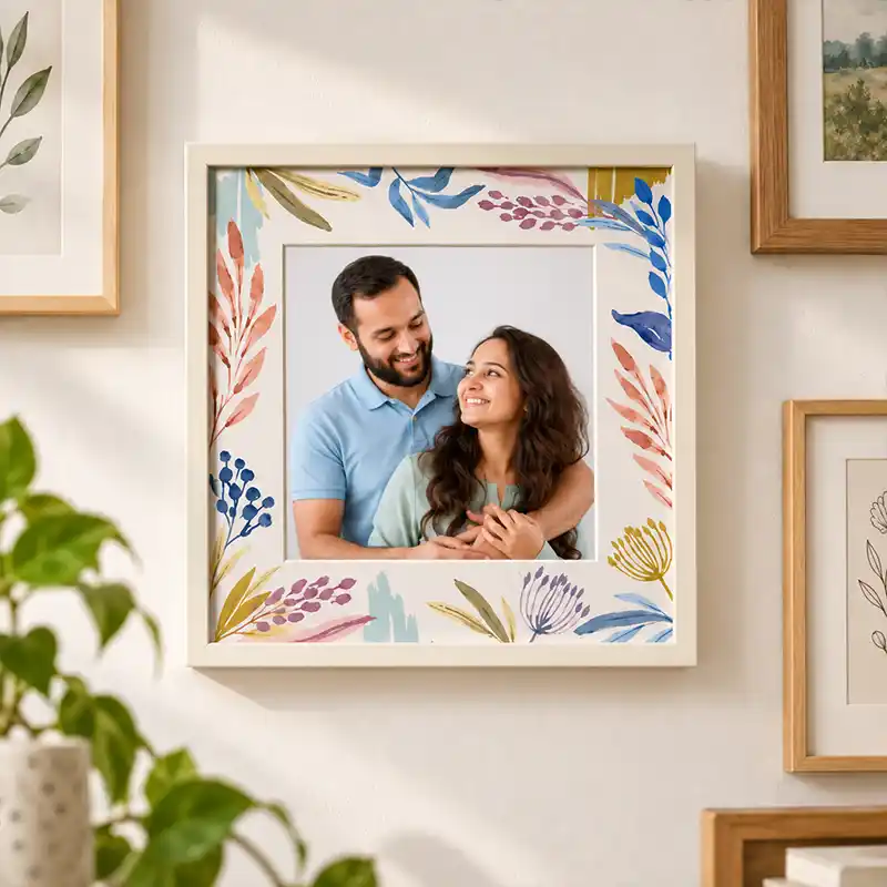 Designer Mat personalised photo frame