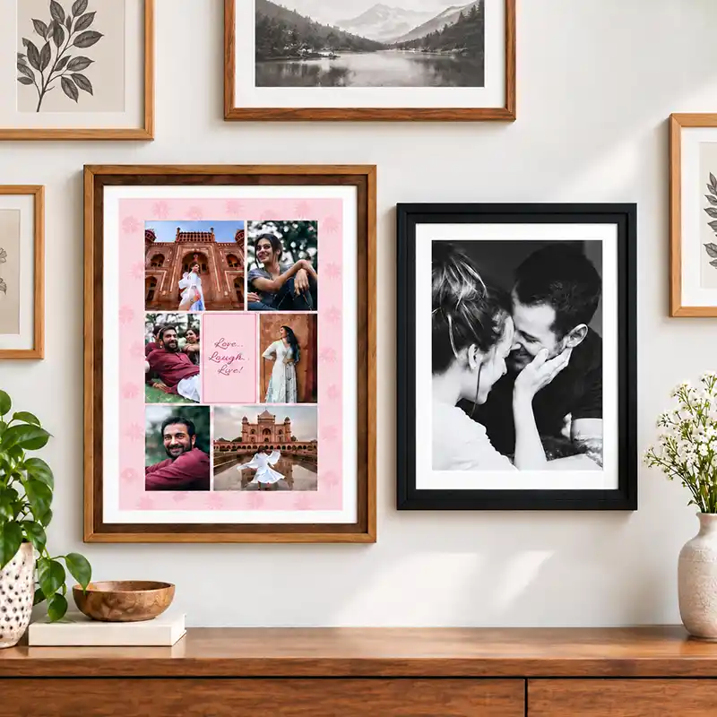 Premium personalised photo frame