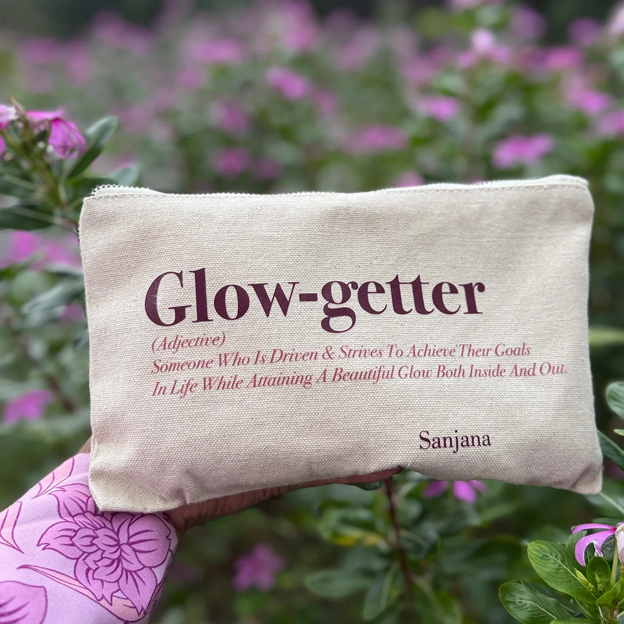 Zoomin custom pouch featured by a creator