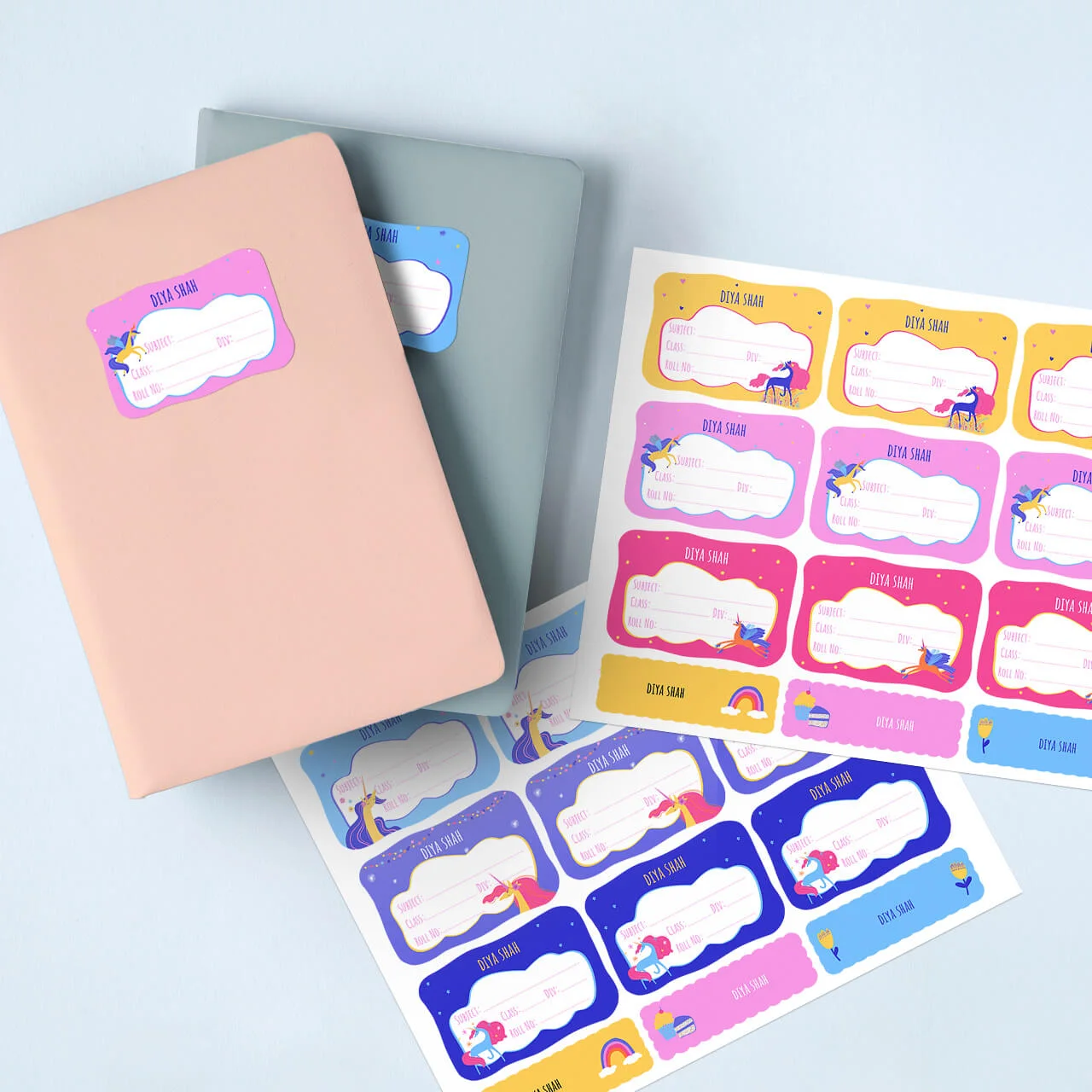 Zoomin personalised name slips for kids