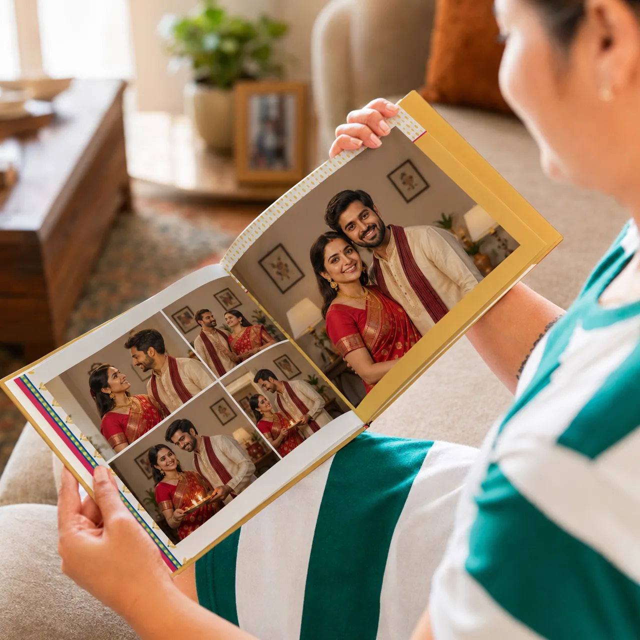 Celebration photobook filled with Navratri and Dussehra memories