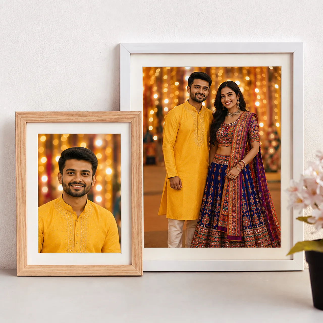 Classic framed print personalised with a photograph