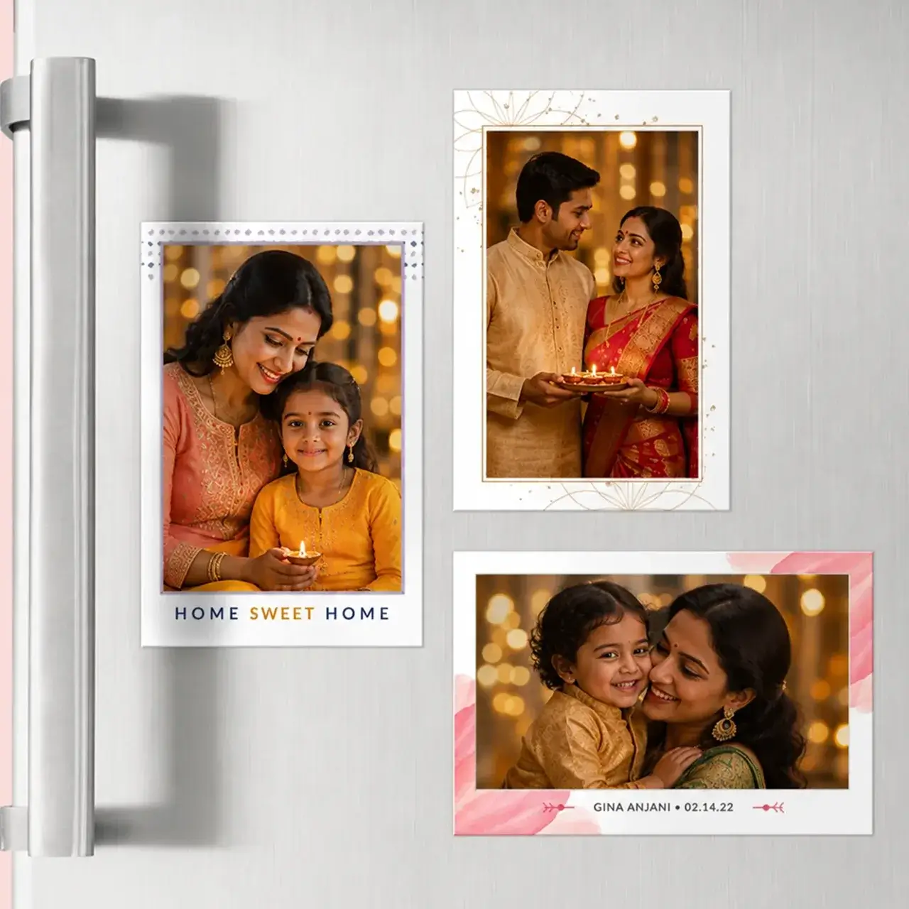 Personalised photo magnets for everyday joy
