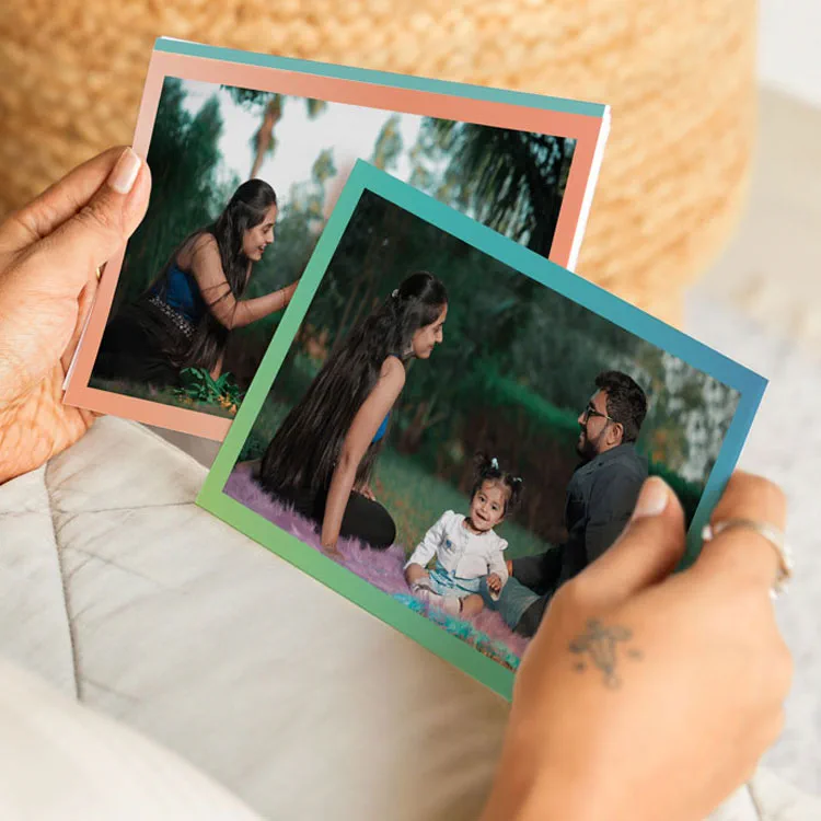 Card stock family photo prints