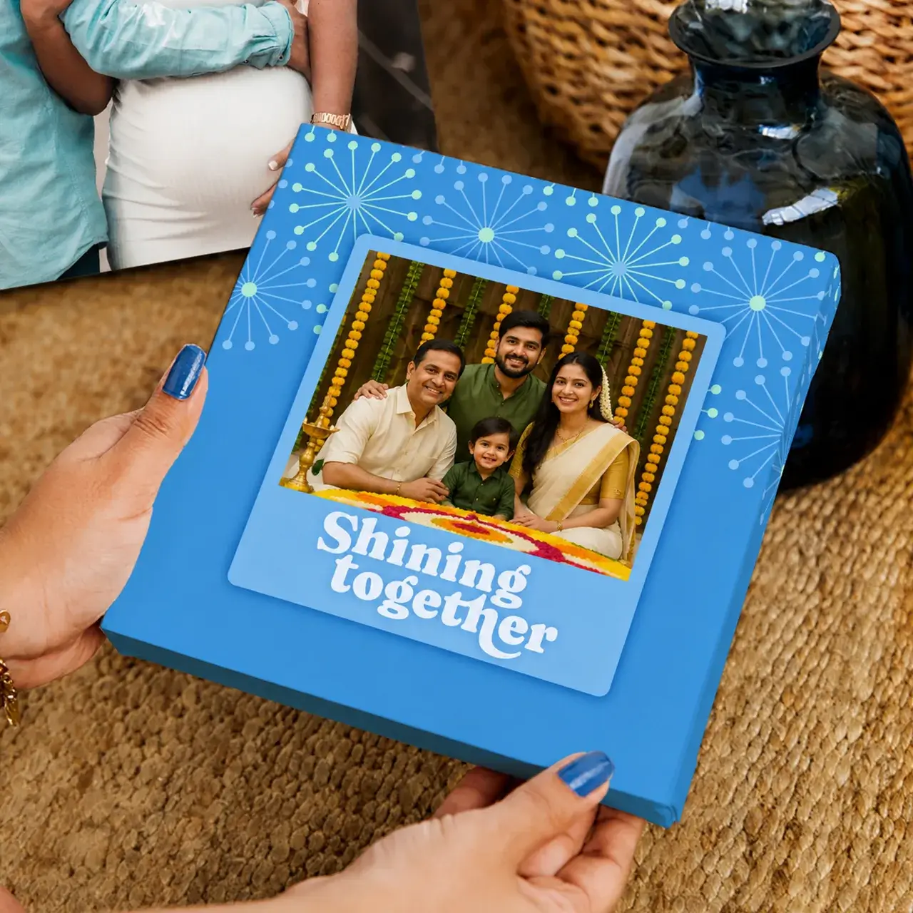 Personalised canvas print