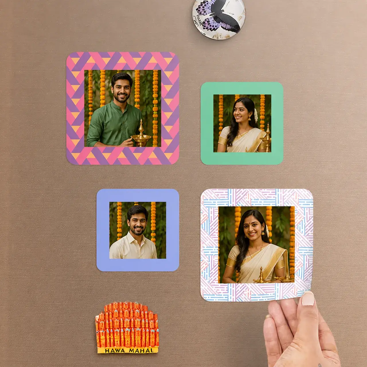Zoomin mini photo magnets