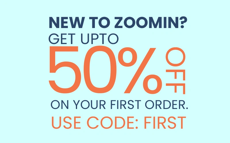New to Zoomin? Get up to 50% off your first order with code FIRST
